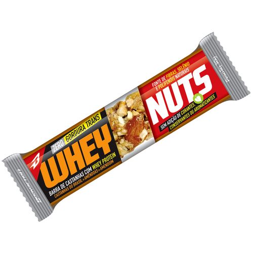 Barra de Proteina Whey Nuts Cx C/12
