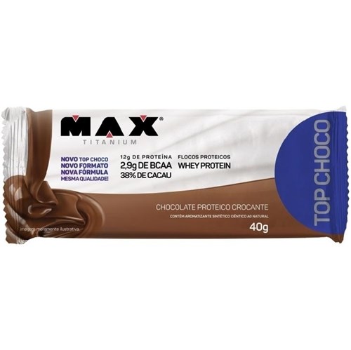 Barra Top Choco Chocolate - Max Titanium