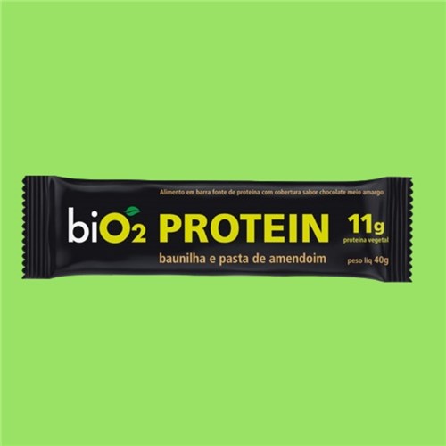 Barrinha de Proteína BIO2 Pasta de Amendoim e Baunilha - 40g