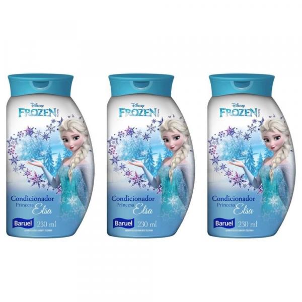 Baruel Princesa Frozen Condicionador 230ml (Kit C/03)