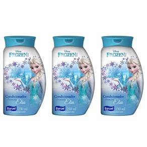 Baruel Princesa Frozen Condicionador 230ml - Kit com 03