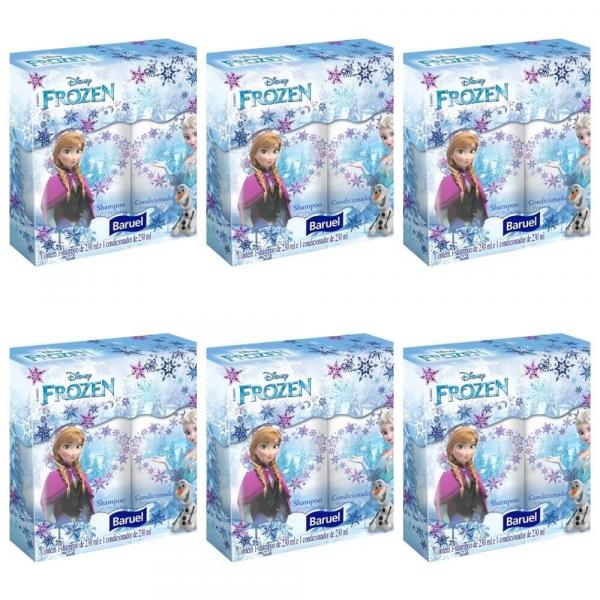 Baruel Princesa Frozen Kit Shampoo + Condicionador 230ml (Kit C/06)