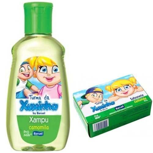 Baruel Turma da Xuxinha Camomila Shampoo 210ml + Sabonete 80g (Kit C/03)