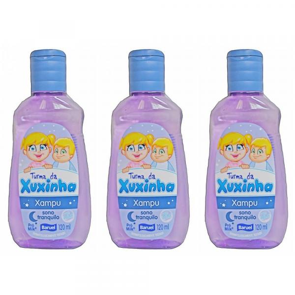 Baruel Turma da Xuxinha Sono Tranquilo Shampoo 120ml (Kit C/03)