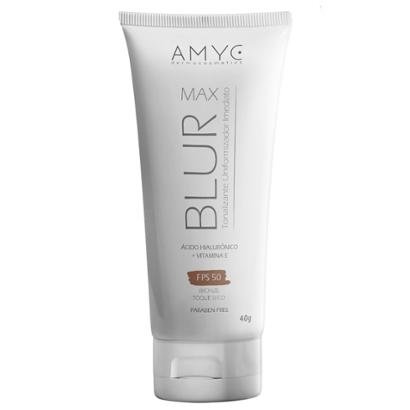 Base Blur Max FPS 50 Advanced AMYC Tonalizante Ácido Hialurônico e Vitamina e Bronze 40g