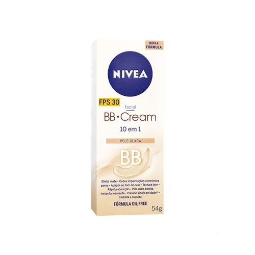 Base Creme Nivea 54g Bb Cream Pele Clara Unit