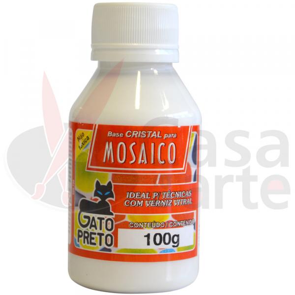 Base Cristal para Mosaico Gato Preto 100 Ml - GATO PRETO