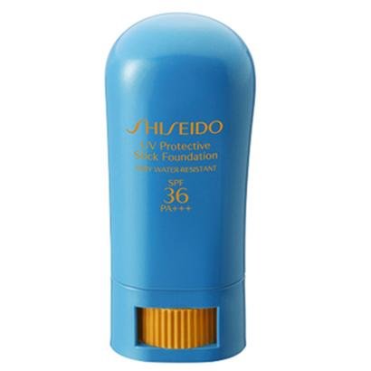 Base em Bastão Shiseido UV Protective Stick Fundation FPS36 - Base 01 -Ivory