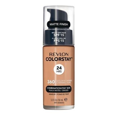 Base Líquida Colorstay Pump Combination/Oily Skin Revlon Golden Caramel