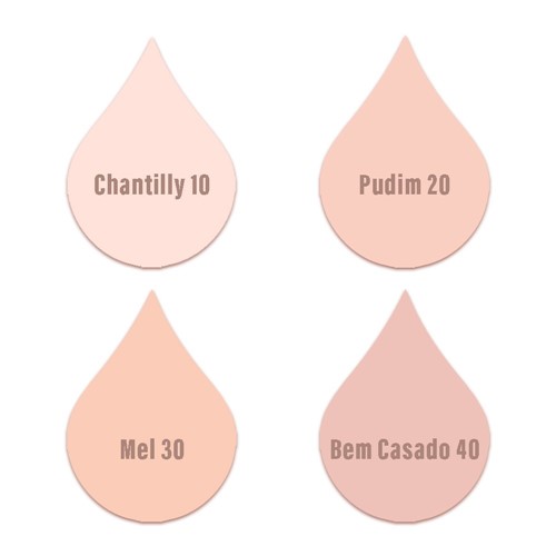 Base Liquida Feels Ruby Rose Cores Claras ((Chantilly 10))
