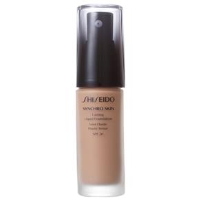 Base Líquida Shiseido Synchro Skin Lasting Liquid Foundation Fps 20 R4 Rose 4 30Ml