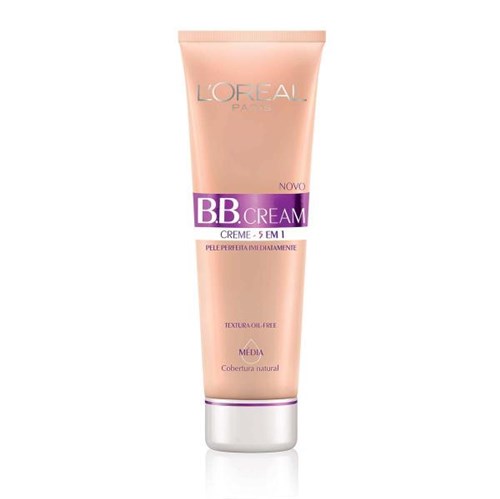 Base L'Oréal BB Cream 5 em 1 Média FPS 20 50ml
