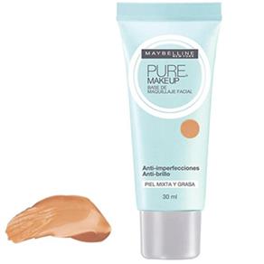 Base Pure Makeup Maybelline - Natural Dourado