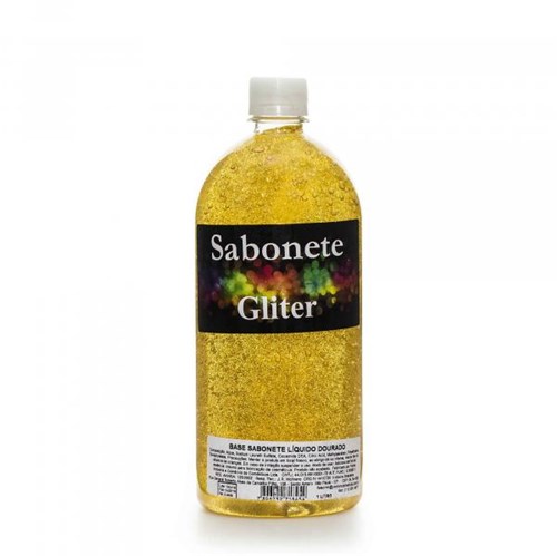 Base Sabonete Liquido com Glitter Dourado - Yantra