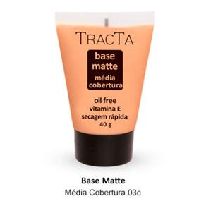 Base Tracta Matte Media Cobertura Cor 03C