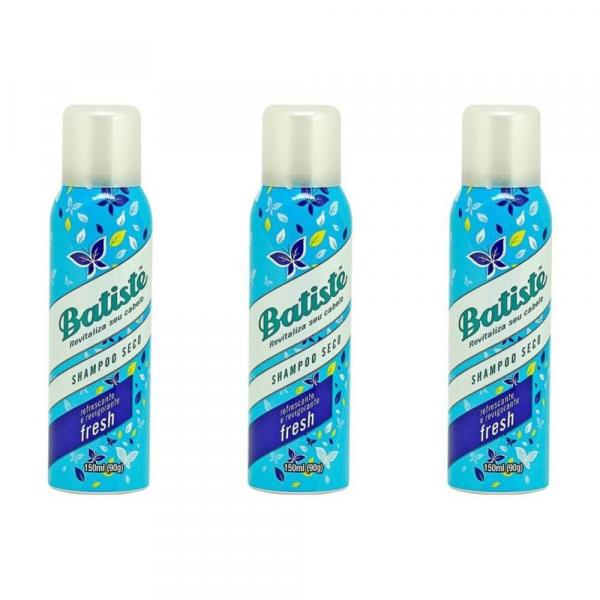 Batiste Fresh Shampoo Seco 150ml (Kit C/03)