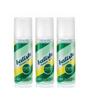Batiste Shampoo Seco Original Frescor Clássico - Kit com 3