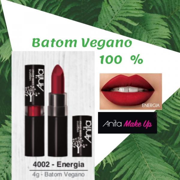 Batom Cremoso Anita - 100% Vegano - Cor 4002 Energia