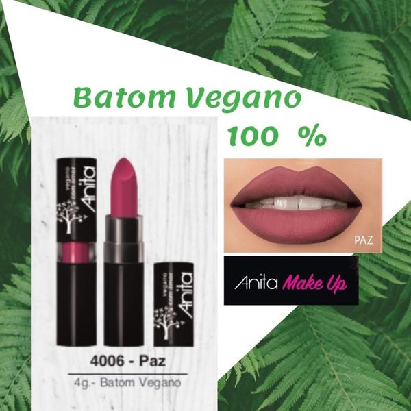 Batom Cremoso Anita - 100% Vegano - Cor 4006 Paz