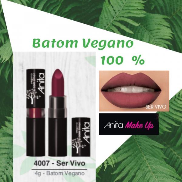 Batom Cremoso Anita - 100% Vegano - Cor 4007 Ser Vivo