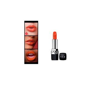 Batom Dior - Rouge Dior Couture Colour From Satin To Matte Comfort & Wear (Cor 643 Stand Out / Laranja)