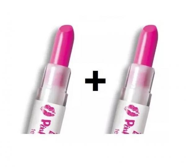 Batom Hidratante Barbie Pink Kiss Fps 15 - 02 Unidades