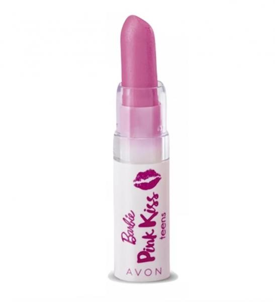 Batom Hidratante Barbie Pink Kiss Fps 15