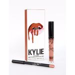 Batom Kylie Jenner Dolce K Kit com Lápis Lipsticks Matte