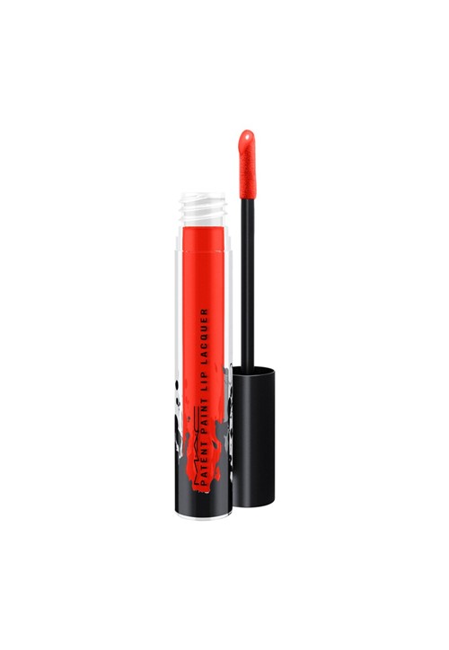Batom Líquido MAC Patent Paint Lip Lacquer - Red Enamel 3,8g