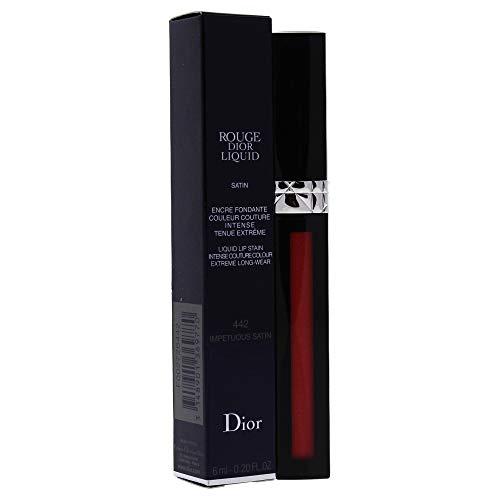 Batom Líquido Cremoso Rouge Dior 442 Impetuous Satin