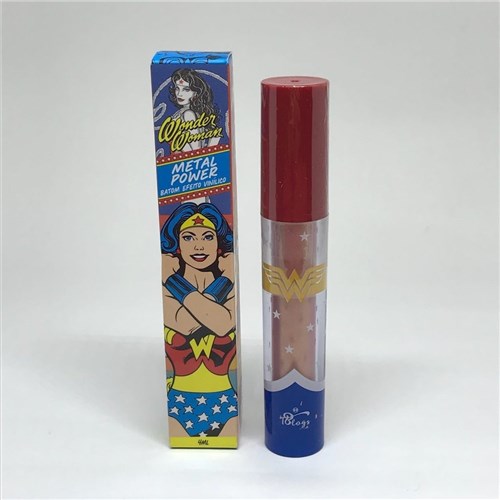 Batom Líquido Metal Power Hipolita - Wonder Woman