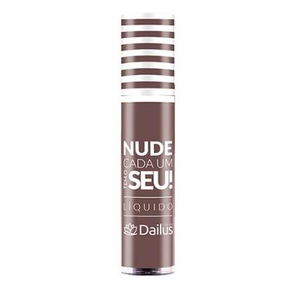 Batom Líquido Nude Dailus Color 16 Cinza Vinil