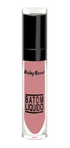 Batom Líquido Ruby Rose Matte Cor 065 Rosa Nude - 3,9G (Matte, 065)