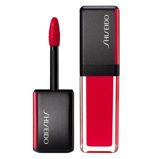 Batom Líquido Shiseido - LacquerInk LipShine 304 Techno Red