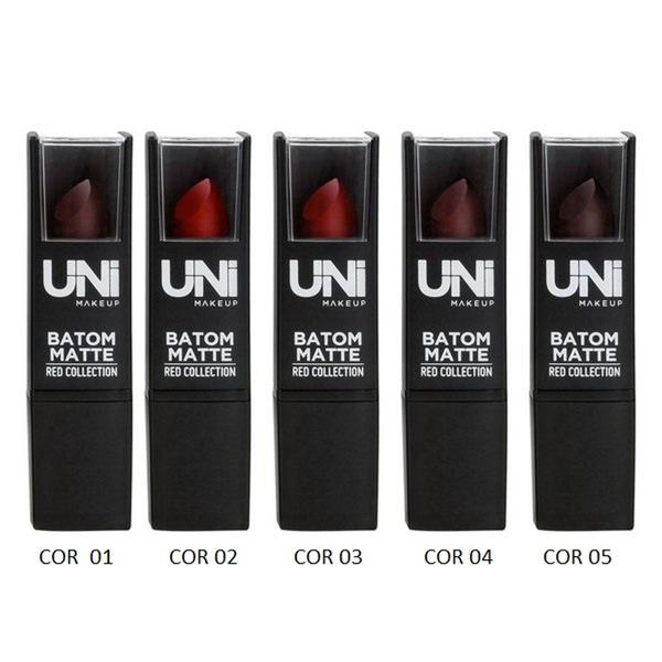 Batom Matte Red Collection Uni Makeup - Uni Make Up