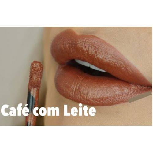 Batom Metalico Café com Leite