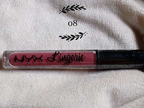Batom Nyx Cosmetics Lip Lingerie Liquid Lipstick Bedtime Flirt (lipli08)