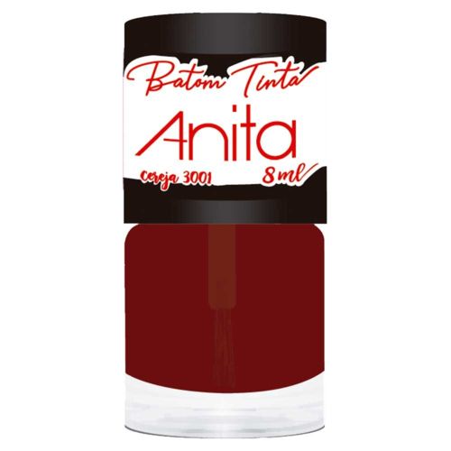 Batom Tinta Cereja Realce dos Lábios Anita - 10ml