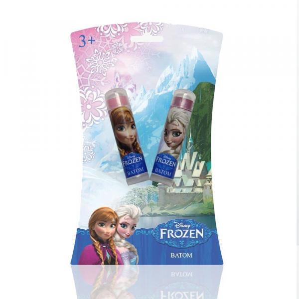 Batons Frozen Disney Beauty Brinq Elevador Cartela 2 Peças