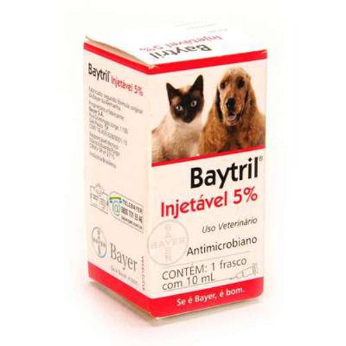 Baytril Injetável 5 - 10ml