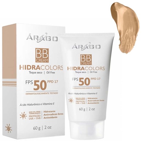 Bb Cream Árago Hidracolors Fps 50 Bege - 60G