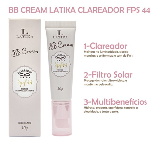 Bb Cream Latika Spf44 (Claro)
