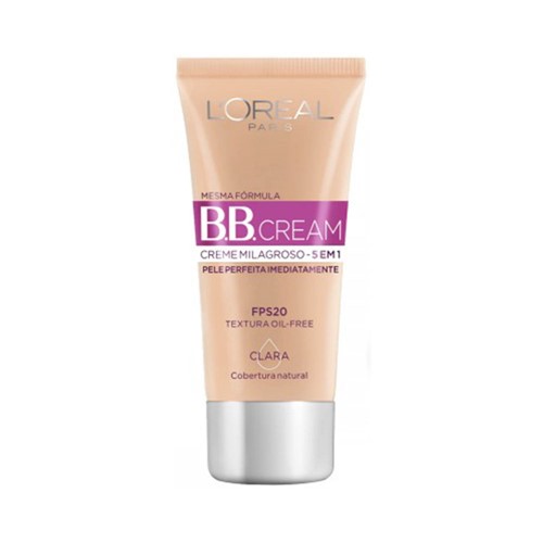 BB Cream L'Oréal Paris Dermo Expertise Base Clara FPS 20 - 30ml