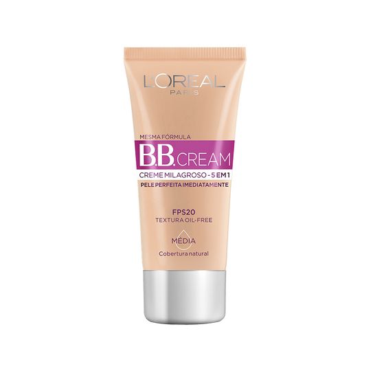 BB Cream L'Oréal Paris Dermo Expertise Base Média, 30ml