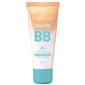 Bb Cream Maybelline Dream Oil Control Médio Fps 15 30Ml - Médio - MÉDIO