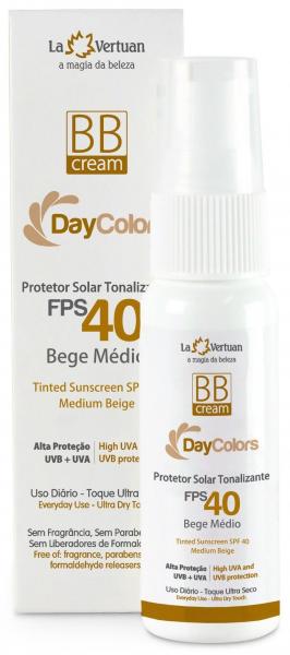 BB Cream - Protetor Solar Tonalizante Fps 40 - Bege Médio 60g - La Vertuan