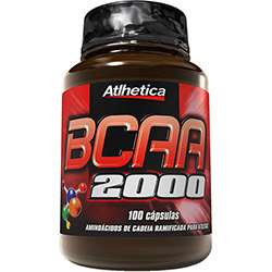 BCAA 2000 - 100 Cápsulas - Atlhetica