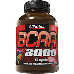 BCAA 2000 - 50 Cápsulas - Atlhetica