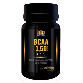 BCAA 1,5g Golden Nutrition Intlab - Aminoácido de Cadeia Ramificada 120 Cáps