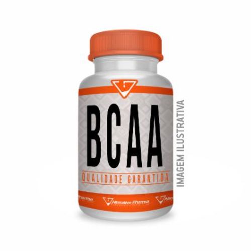 BCAA 1500 - 120 Cápsulas - Leucina 750mg + Valina 375mg + Isoleucina 375mg + Vitamina B6 1,3mg